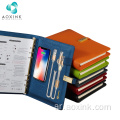 Binder Notebook Journaling Lource-Waf-Leafable Leather